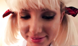 Cute teenager is sucking in the video by I Know That Girl