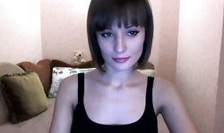 Outstanding young girl is revealing her slender silhouette