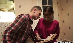 Astonishing busty model Casual Teen Sex Nesti is getting seduced