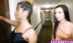 Drinking teens love fucking at a new years eve party