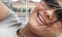 Extreme Naturals sweet blonde Faith Leon looks amazing in red bikinis