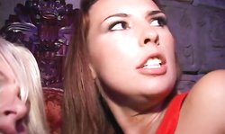 Impressive models Katie Summers and Katie Kayne are sucking and fucking for free