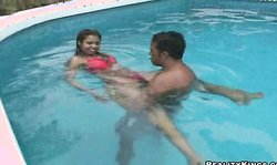 Big muscled lover Mike In Brazil and a sexy brazilian model Karrol