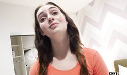 Kinky Family cutie Maya Kendrick sucks a hard black cock in the bedroom