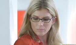 Milf Hunter Kacey Jordan and Cory Chase are both enjoying his dick