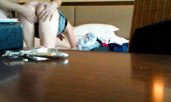 Astonishing slim girlfriend fucks on the hidden cam as she love