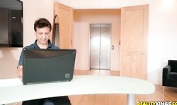 Sneaky Sex beauty brunette Ashly Anderson pounded in the missionary pose