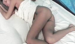 Astonishing girlfriend feels my big dick inside her little crack