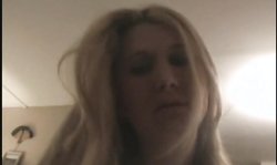 Perfect tattooed blonde Michel shows her oral skills in the POV
