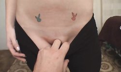 Home Porno Tapes playful Ashton Devine opens her tight snatch