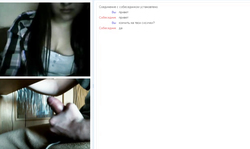 Black-haired beauty is revealing her impressive boobies