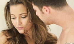 Beautiful brunette Erotica X Dani Daniels opens her crack in the missionary pose