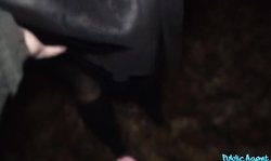 Sweet amateur brunette Public Agent Katrina Moreno is sucking a dick