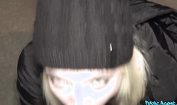 Beautiful angel Public Agent Ssindy Rako gives a very sweet blowjob