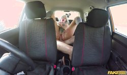 Good doll Fake Driving School Alexxa Vice hard fucked in the cowgirl pose