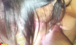 Great-looking Russian hottie is sucking and jerking my massive dick