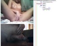 Crazy webcam chat with a pretty passionate Russian brunette