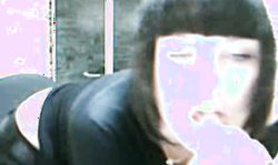 Lovely Russian brunette is playing with her awesome wet snatch