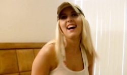 Great head performed by an awesome cock-sucking blonde