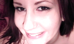 Sweet big-ass woman takes a hard pole in her mouth