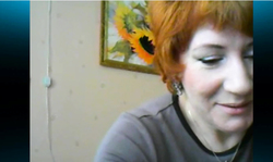 Playful redhead whore is revealing her sexy shapes on the video