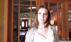 Property Sex cute and innocent Summer Brooks gives a passionate blowjob