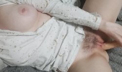 Chick with delicious pussy masturbates with a dildo