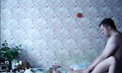 Fucking my lustful Russian girlfriend in her hubby's apartment