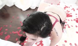 Elegant stepsister Monica Sage is trying something new