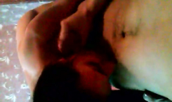 Submissive brunette is giving an outstanding deep blowjob