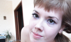 Beauty blonde is slowly blowing a hard boner in the close-up