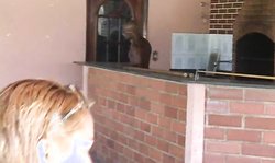 Cute girl with bright tan lines brutally nailed by a huge black dong