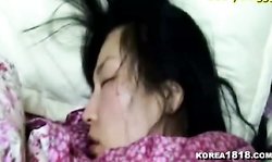 Sticking my hard dick deep in a tight crack of a hot Korean chick