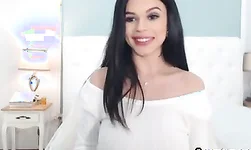 sexy stepmom showing her titties and sucking