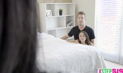 My tiny Asian stepsister let me fuck her