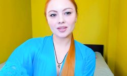 Blonde Babe Gets Intimate Moment On Her Cam Show