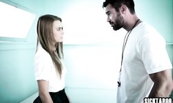 Bad schoolgirl banged by a professor