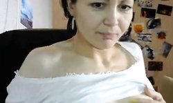 Nice small floppy russian tits