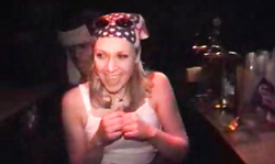 Hot amateur Russian girl is getting on the striptease party