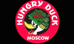 Almost ideal Russian stripper poses naked on stage at the show