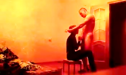 Tall Russian babe is sucking a dick like a freaking goddess