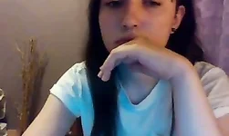my horny stepsister fingers her hairy pussy