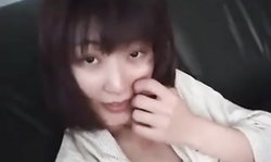 Small tit & pierced pussy Playing with hanger