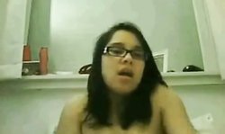 Amanda nasty teen with glasses masturbate