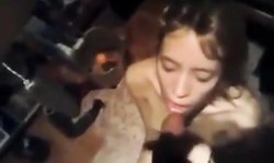 She ended up sucking a hairy guys cock in one night stand
