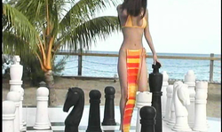 Nasty-minded brunette screws her snatch in the video by ALS Angels