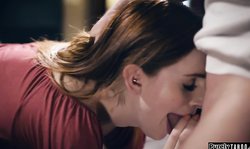 Pregnant teen fucks her bfs dad for help