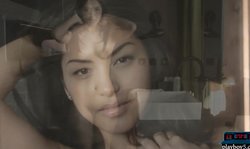 Asian beauty Chloe Rose strips naked