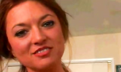 Young-looking mature slut fucked in her little muff