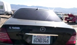 Outdoor photo shoot in desert with a busty Denise Milani